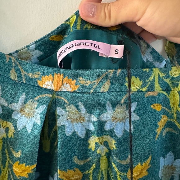 Hansen & Gretel Angelica Dress in Teal Dahlia - Picture 5 of 5